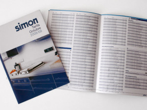 Catálogo de tarifas Simon